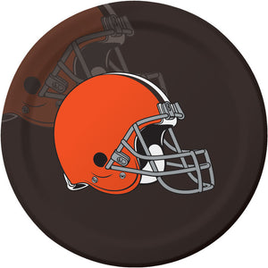 Bulk Pack of 16 Cleveland Browns Paper Plates