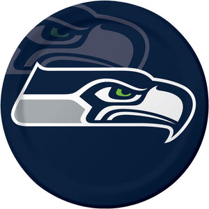 Bulk Pack of 16 Seattle Seahawks Paper Plates