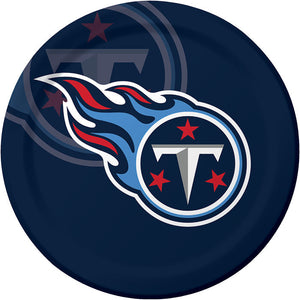 Bulk Pack of 16 Tennessee Titans Paper Plates