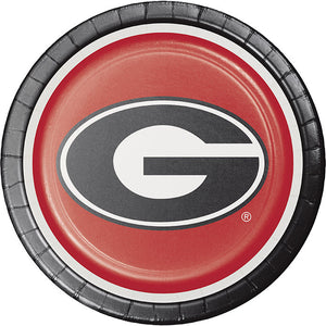 Bulk Pack of 16 Georgia Bulldogs Paper Plates