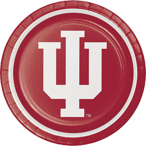 Bulk Pack of 16 Indiana Hoosiers Paper Plates