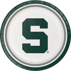 Bulk Pack of 16 Michigan State Spartans Paper Plates