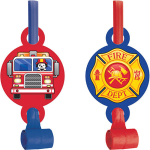 Bulk Pack of 16 Fire Truck Blowouts W/ Med