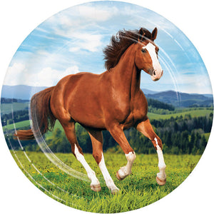 Bulk Pack of 16 Horse & Pony Paper Plates