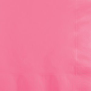 Bulk Pack of 150 Candy Pink Beverage Napkin, 3 Ply