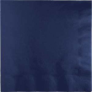 Bulk Pack of 100 Navy Luncheon Napkin 2Ply