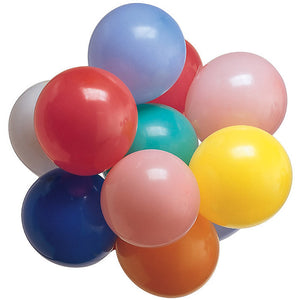 Bulk Pack of 40 Assorted 9" Latex Balloons