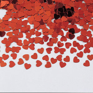 Bulk Pack of 3 Red Heart Confetti, 0.5 oz/Pack