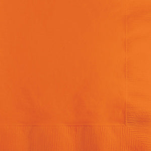 Bulk Pack of 60 Sunkissed Orange Beverage Napkins