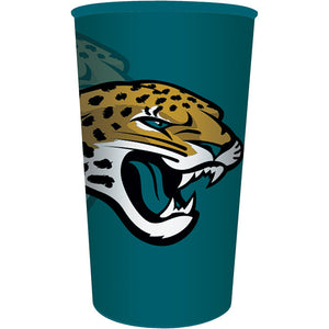 Bulk Pack of 3 Jacksonville Jaguars 22 Oz Plastic Cup