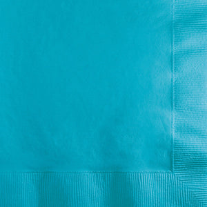 Bulk Pack of 150 Bermuda Blue Beverage Napkin, 3 Ply