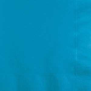 Bulk Pack of 150 Turquoise Beverage Napkin, 3 Ply