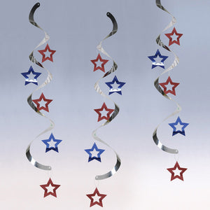 Bulk Pack of 10 Patriotic Stars Dizzy Dangers