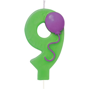 Bulk Pack of 3 #9 Balloon Candle