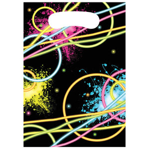 Bulk Pack of 16 Glow Party Favor Bags