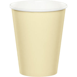 Bulk Pack of 48 Ivory Hot/Cold Paper Cups 9 Oz