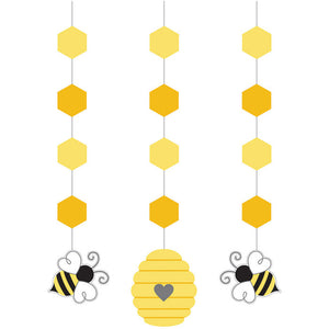 Bulk Pack of 6 Bumblebee Baby Hanging Cutouts