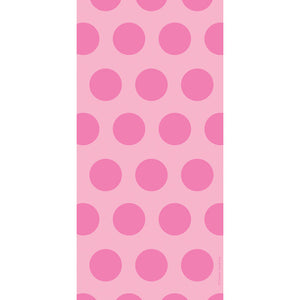 Bulk Pack of 40 Candy Pink Polka Dot Favor Bags