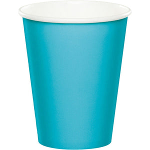 Bulk Pack of 48 Bermuda Blue Hot/Cold Paper Cups 9 Oz