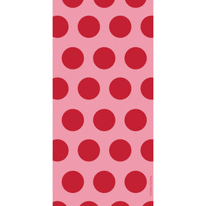 Bulk Pack of 40 Classic Red Polka Dot Favor Bags