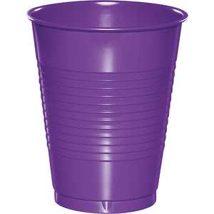 Bulk Pack of 40 Amethyst Purple 16 Oz Plastic Cups