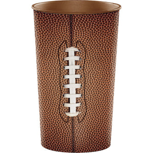 Bulk Pack of 3 Football 22 Oz Plastic Cup