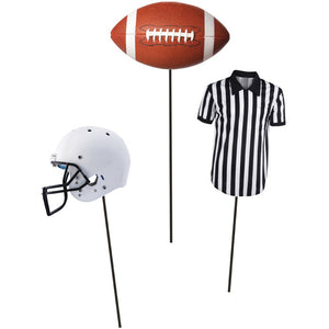 Bulk Pack of 6 Football Diy Centerpiece Sticks