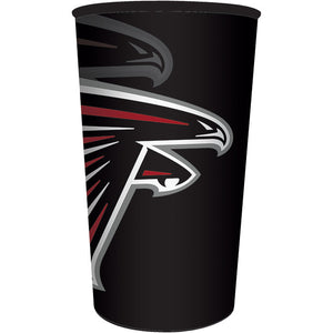 Bulk Pack of 3 Atlanta Falcons 22 Oz Plastic Cup