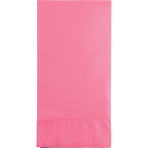 Bulk Pack of 32 Candy Pink Guest Towel, 3 Ply