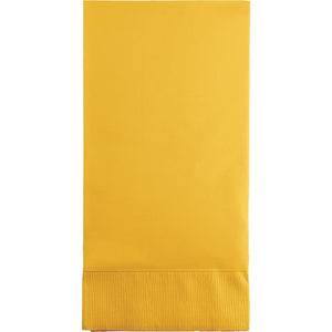 Bulk Pack of 32 School Bus Yellow Guest Towel, 3 Ply