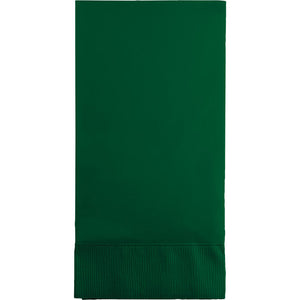 Bulk Pack of 32 Hunter Green Guest Towel, 3 Ply