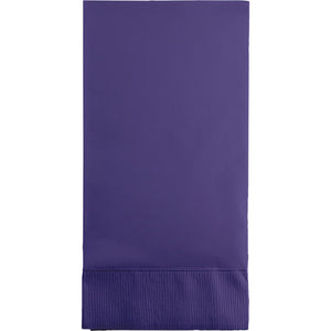 Bulk Pack of 32 Purple Guest Towel, 3 Ply