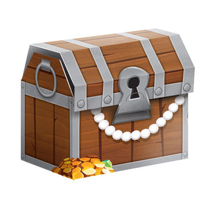 Bulk Pack of 16 Pirate Treasure Favor Boxes