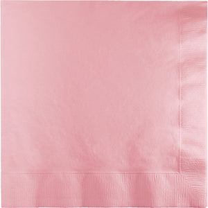 Bulk Pack of 100 Classic Pink Luncheon Napkin 2Ply