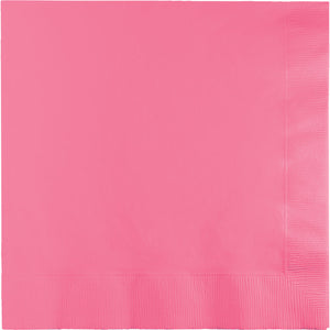 Bulk Pack of 100 Candy Pink Luncheon Napkin 2Ply