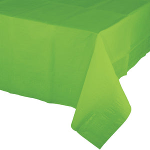 Bulk Pack of 2 Fresh Lime Tablecover 54"X 108" Polylined Tissue