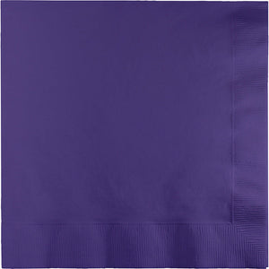 Bulk Pack of 100 Purple Luncheon Napkin 3Ply