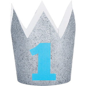 Bulk Pack of 2 1st Birthday Boy Crown