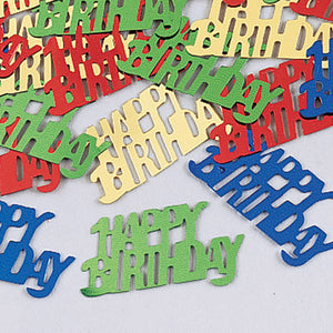 Bulk Pack of 3 Happy Birthday Confetti, 0.5 oz/Pack