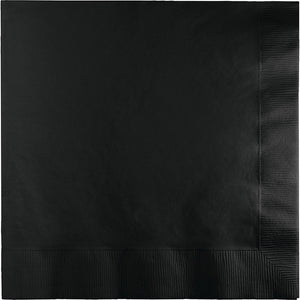 Bulk Pack of 100 Black Velvet Luncheon Napkin 3Ply