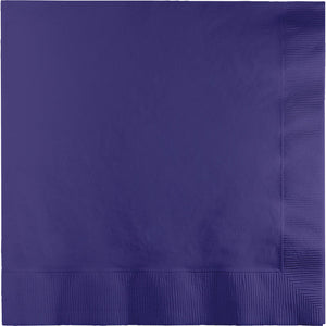 Bulk Pack of 100 Purple Luncheon Napkin 2Ply