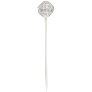 Bulk Pack of 32 Clear Diamond Picks