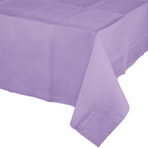 Bulk Pack of 2 Luscious Lavender Tablecover 54"X 108" Polylined Tissue