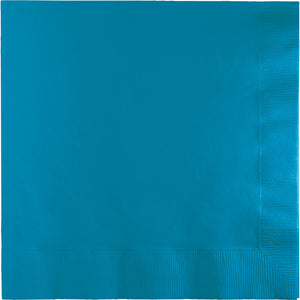 Bulk Pack of 100 Turquoise Luncheon Napkin 2Ply