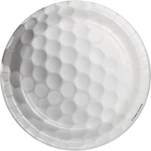 Bulk Pack of 24 Golf Paper Dessert Plates