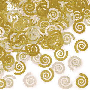 Bulk Pack of 3 Mimosa Yellow Swirl Confetti, 0.5 oz/Pack