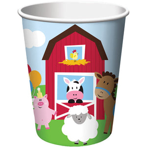 Bulk Pack of 16 Farmhouse Fun Hot/Cold Paper Cups 9 Oz