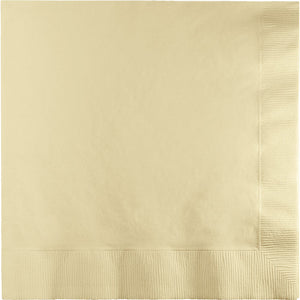 Bulk Pack of 100 Ivory Luncheon Napkin 2Ply