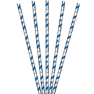 Bulk Pack of 48 Detroit Lions Paper Straws