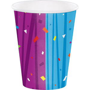 Bulk Pack of 16 Milestone Celebrations Hot/Cold Paper Cups 12 Oz